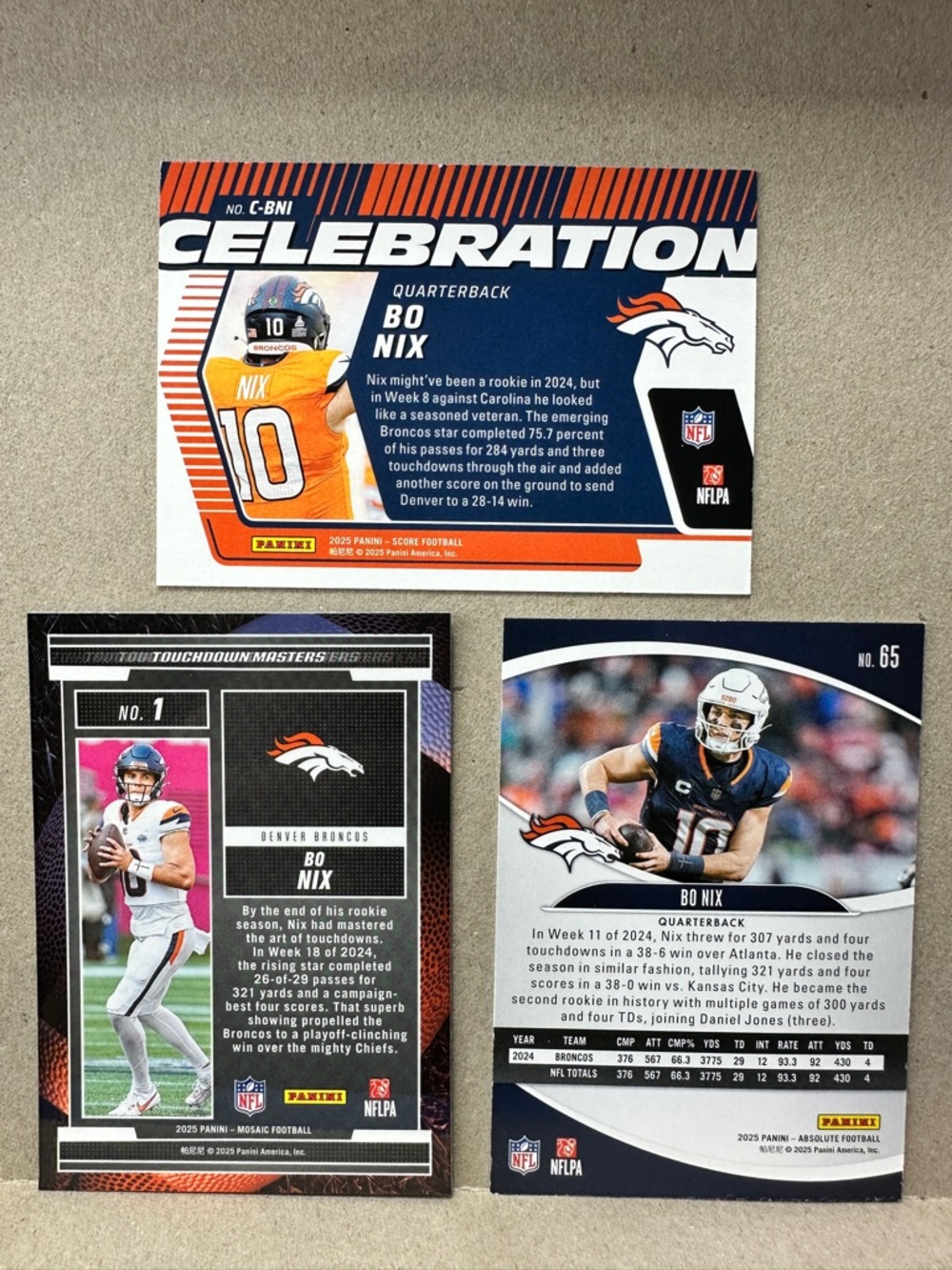 Bo Nix + 3 Patrick Surtain II rookies w/ Bonitto/Sutton/Mims Broncos lot of 18 - Picture 11 of 15